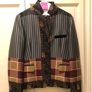ETRO blazer with velvet lining